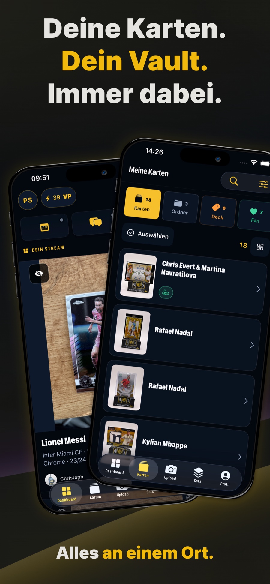 TC Vault iPhone app screen 1